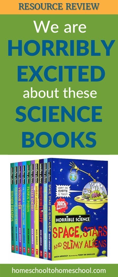 Horrible Science book review to supplement homeschool science curriculum
