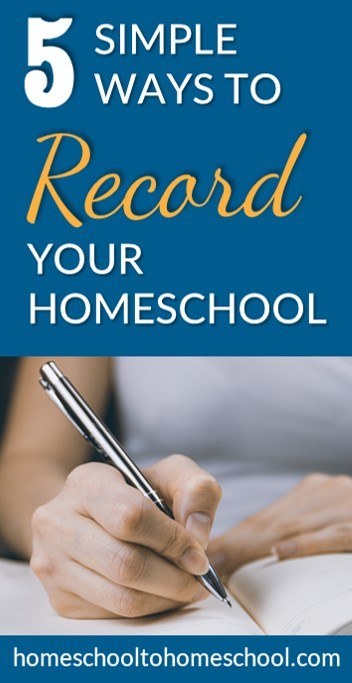 5 simple ways to do homeschool record keeping