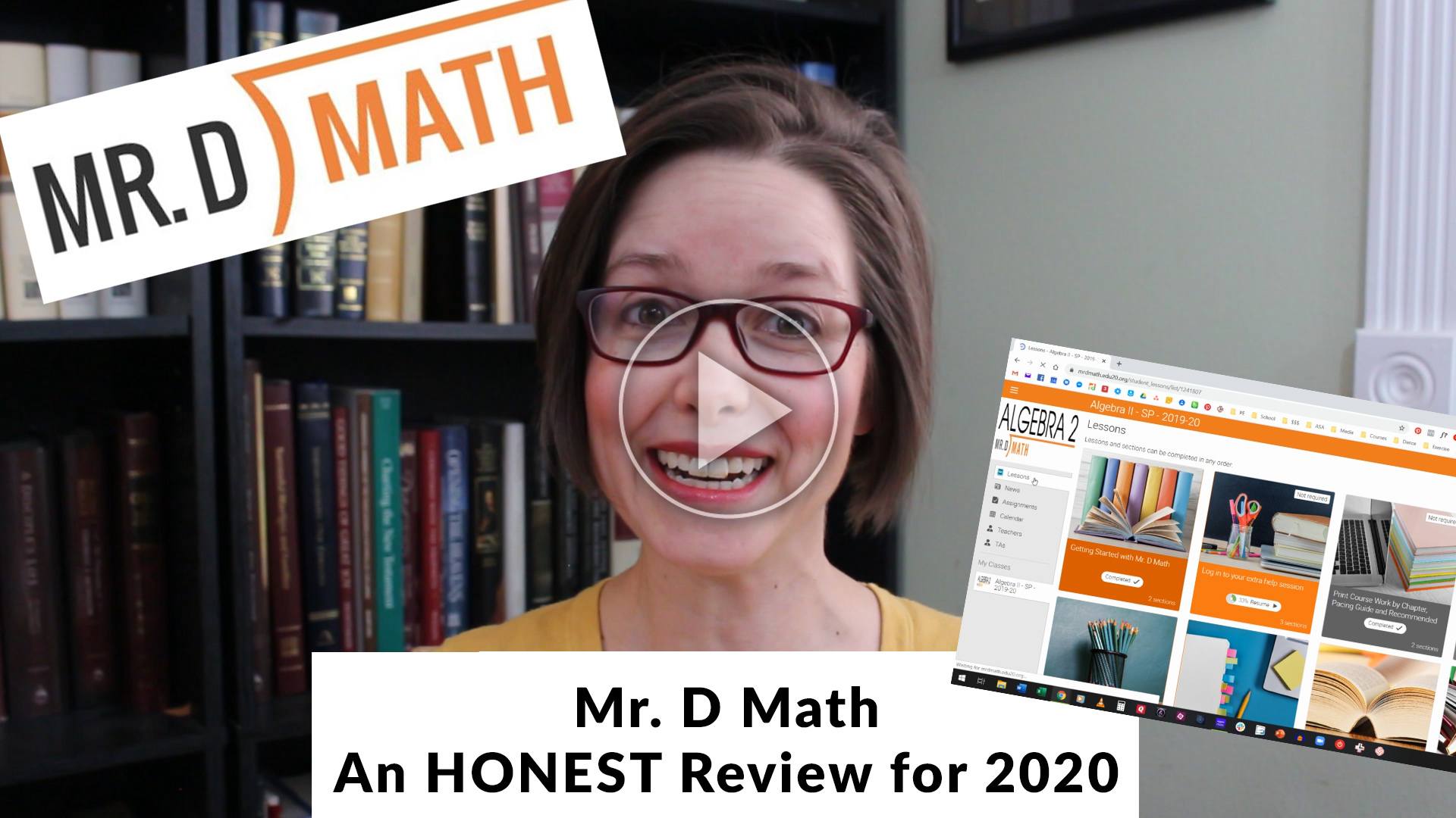 Math curriculum can be too dry and boring, too repetitive, and super tedious.  But not Mr. D Math.  It walks my kids step-by-step through what they need to know at a pace that actually works for them. Oh, how I am in love!  | Online math | Algebra | Homeschool math | High school Math| Mr. D Math | Curriculum