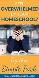 Tip when homeschool feels overwhelming