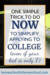 Prepare to apply to college as homeschooler