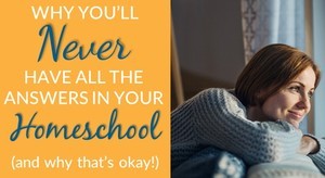 Homeschool encouragement for when it’s hard