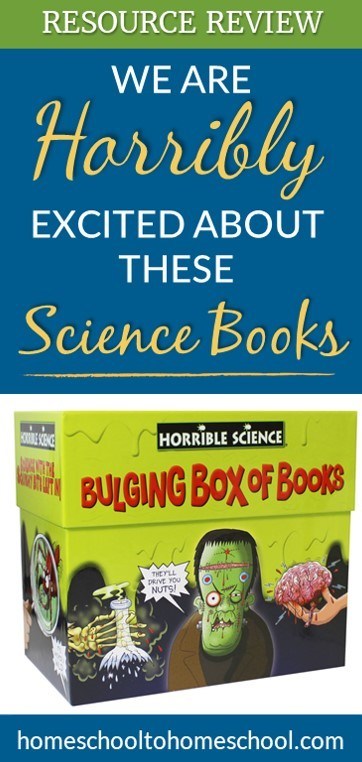 I’m excited about these Horrible Science books