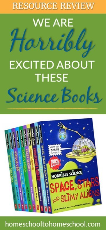 I’m excited about these Horrible Science books