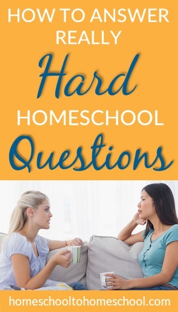 How to answer tough questions others ask about your homeschool