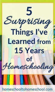 5 Things Learned from Homeschooling