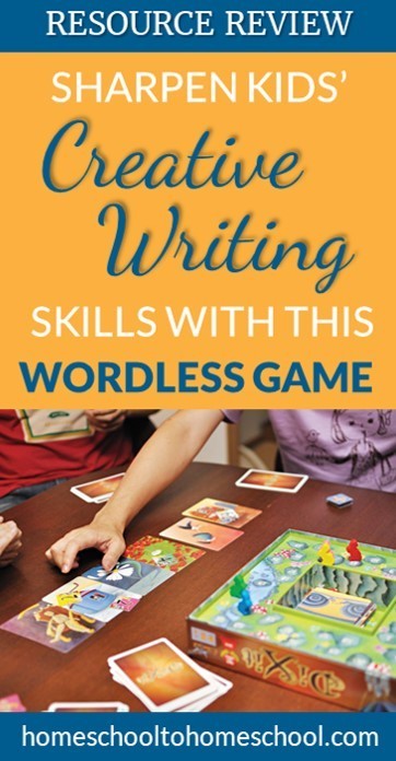 Homeschool writing ideas prompts dixit game review
