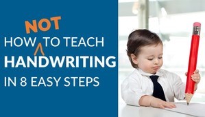 How to teach handwriting 8 easy steps homeschool humor