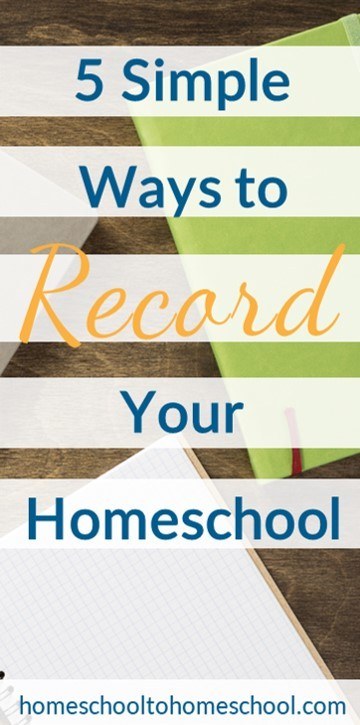 5 simple ways to do homeschool record keeping