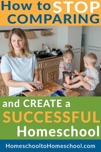 Create a successful homeschool -- No More Comparing