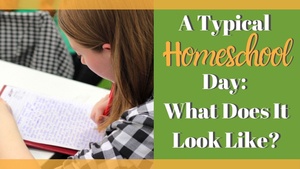 There are ways to put together a homeschool schedule that works. And you can do it without losing the flexibility that homeschool offers AND requires. Today I’m sharing what a “typical” homeschool day looks like. | Homeschool schedule | Typical Homeschool Day | Homeschooling Schedule Multiple kids | Day in the life of a homeschool mom | Homeschool mom routines |